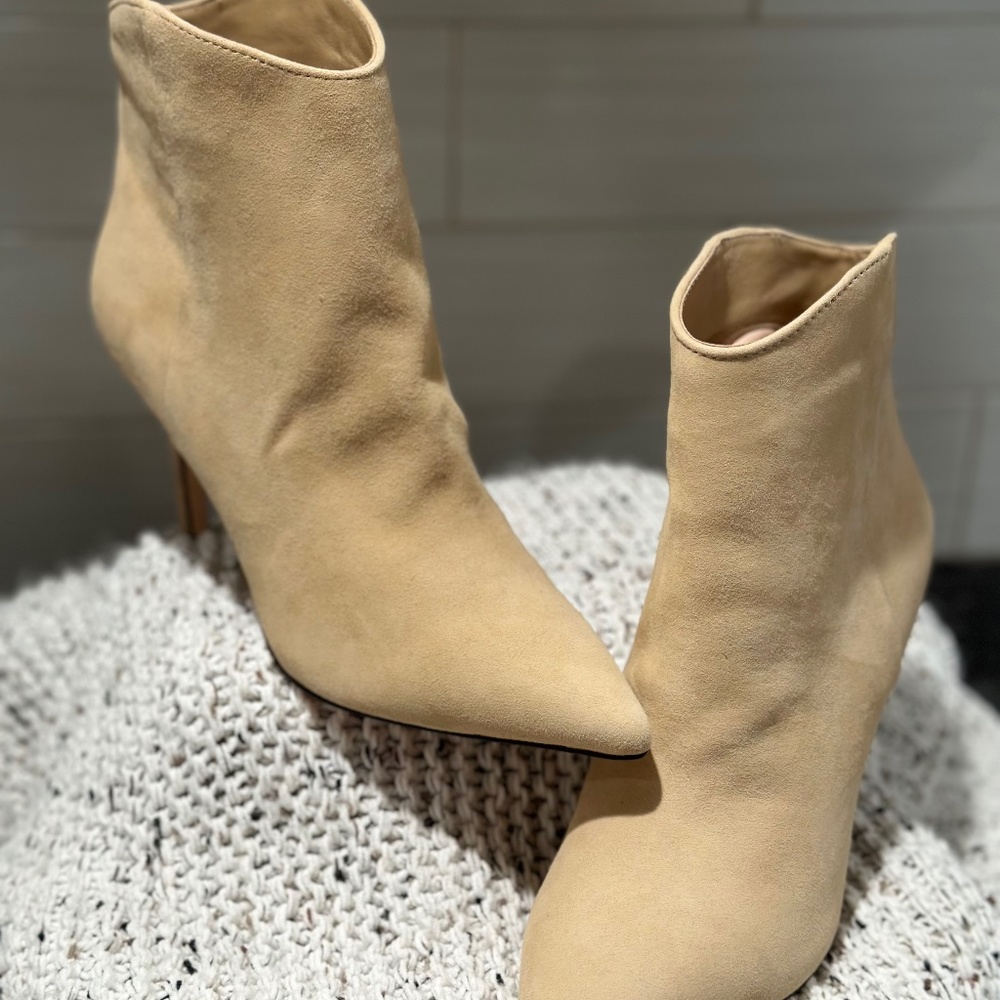 JCrew Suede Booties Size 6.5
